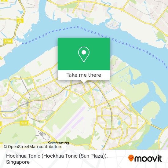 Hockhua Tonic (Hockhua Tonic (Sun Plaza)) map