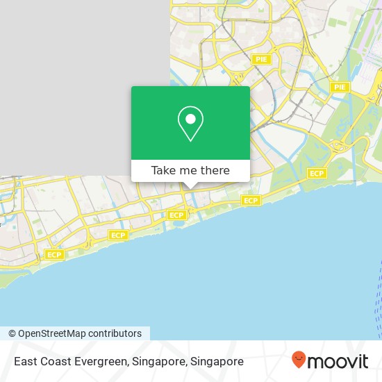 East Coast Evergreen, Singapore map