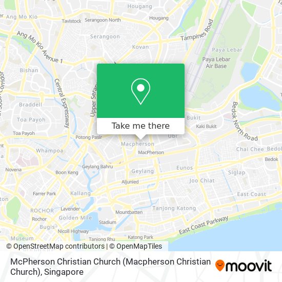 McPherson Christian Church (Macpherson Christian Church) map