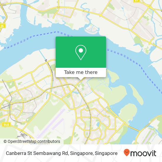 Canberra St Sembawang Rd, Singapore map