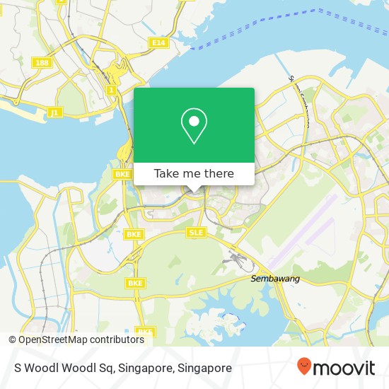 S Woodl Woodl Sq, Singapore map