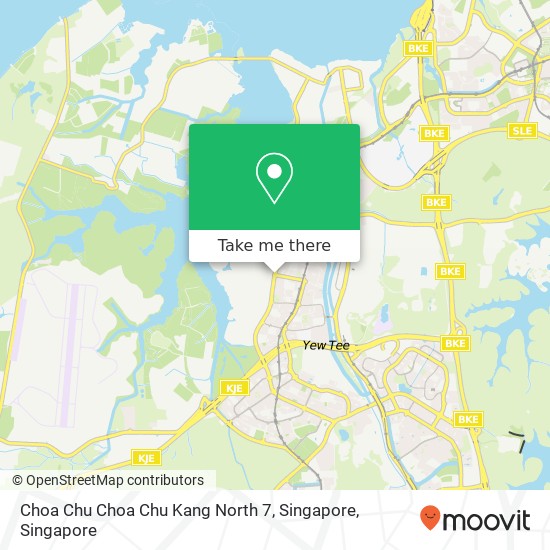 Choa Chu Choa Chu Kang North 7, Singapore map