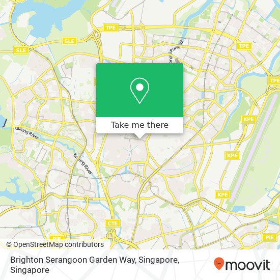 Brighton Serangoon Garden Way, Singapore map