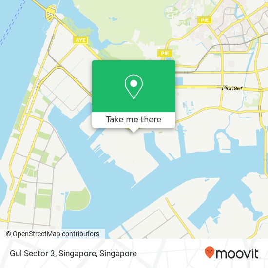Gul Sector 3, Singapore map