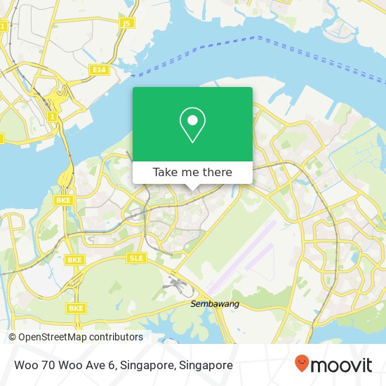 Woo 70 Woo Ave 6, Singapore map