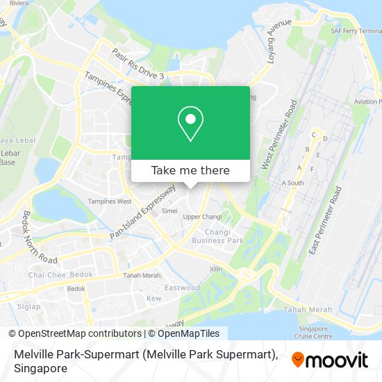 Melville Park-Supermart map