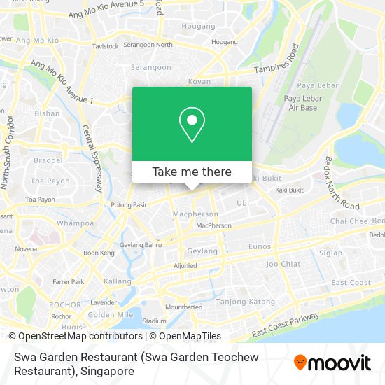 Swa Garden Restaurant map