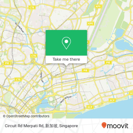 Circuit Rd Merpati Rd, 新加坡地图