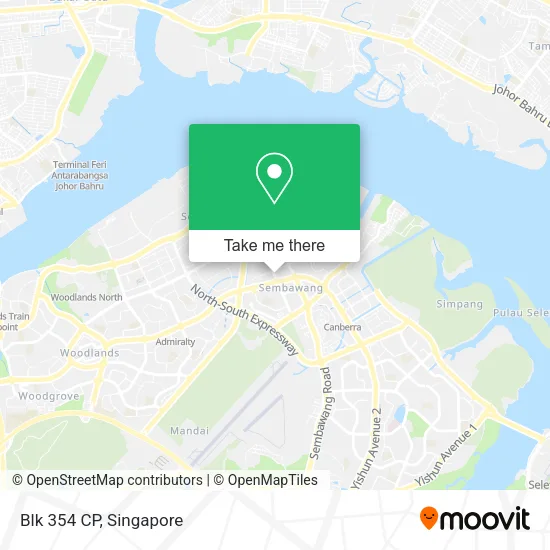 Blk 354 CP map