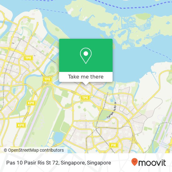 Pas 10 Pasir Ris St 72, Singapore map