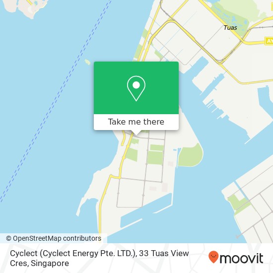 Cyclect (Cyclect Energy Pte. LTD.), 33 Tuas View Cres map