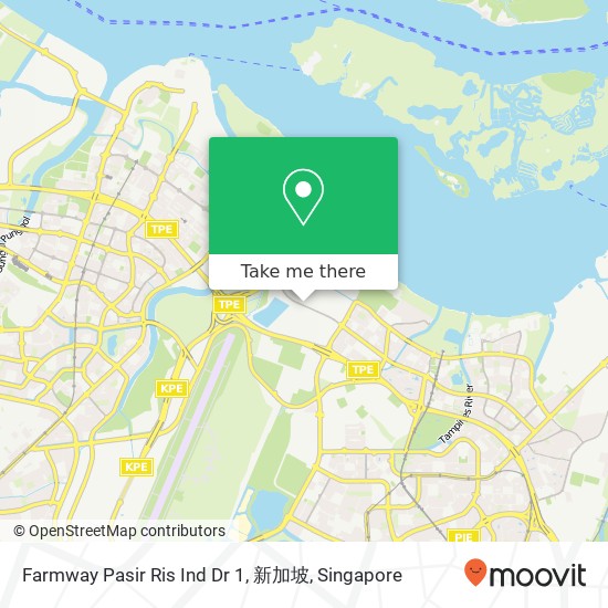 Farmway Pasir Ris Ind Dr 1, 新加坡地图