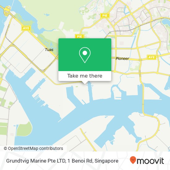 Grundtvig Marine Pte LTD, 1 Benoi Rd map