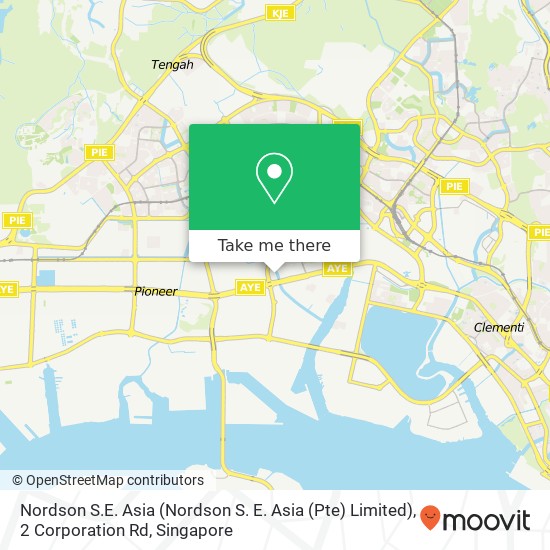 Nordson S.E. Asia (Nordson S. E. Asia (Pte) Limited), 2 Corporation Rd map