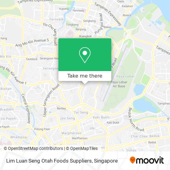 Lim Luan Seng Otah Foods Suppliers map