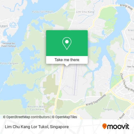 Lim Chu Kang Lor Tukol map