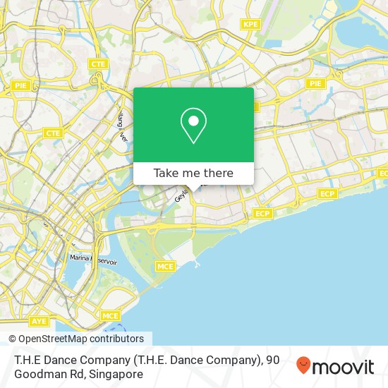 T.H.E Dance Company (T.H.E. Dance Company), 90 Goodman Rd地图