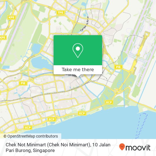 Chek Not Minimart (Chek Noi Minimart), 10 Jalan Pari Burong地图