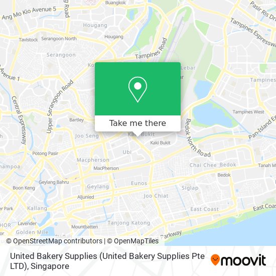 United Bakery Supplies (United Bakery Supplies Pte LTD) map