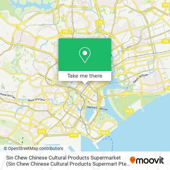 Sin Chew Chinese Cultural Products Supermarket map