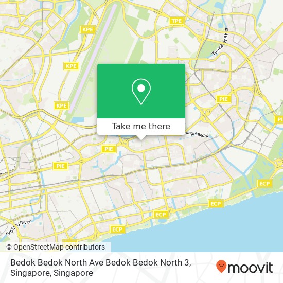 Bedok Bedok North Ave Bedok Bedok North 3, Singapore地图