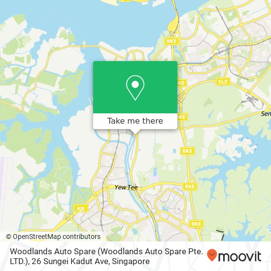 Woodlands Auto Spare (Woodlands Auto Spare Pte. LTD.), 26 Sungei Kadut Ave map