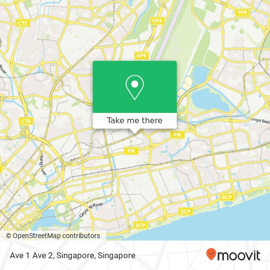 Ave 1 Ave 2, Singapore map