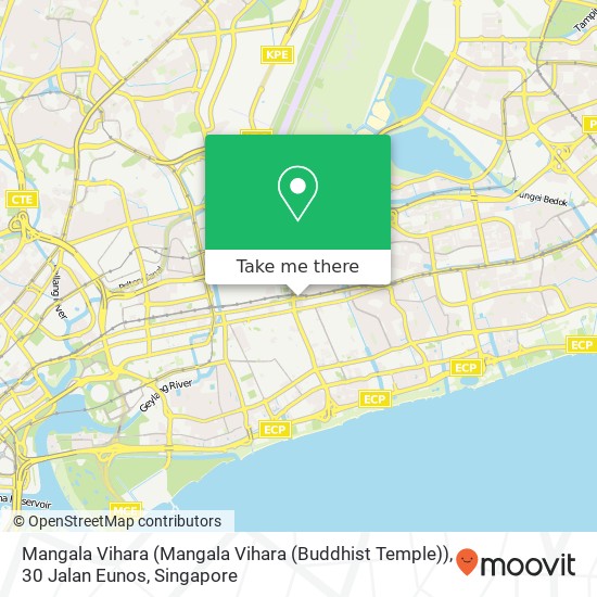 Mangala Vihara (Mangala Vihara (Buddhist Temple)), 30 Jalan Eunos map