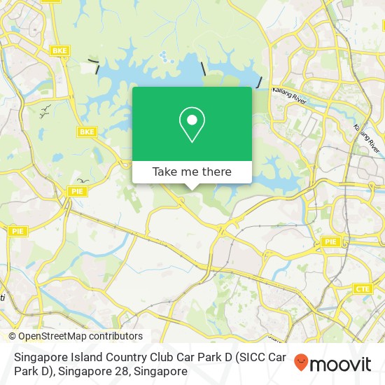 Singapore Island Country Club Car Park D (SICC Car Park D), Singapore 28 map