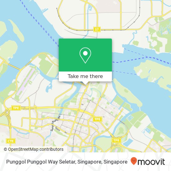 Punggol Punggol Way Seletar, Singapore map