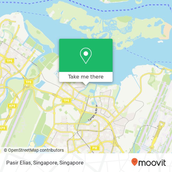 Pasir Elias, Singapore map