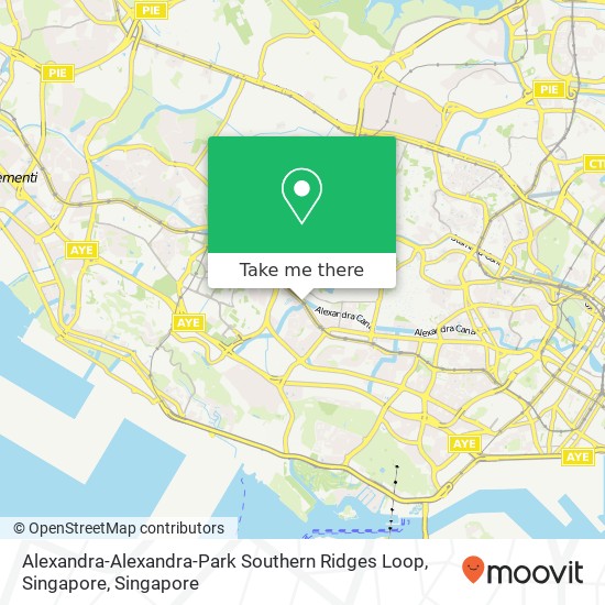 Alexandra-Alexandra-Park Southern Ridges Loop, Singapore地图