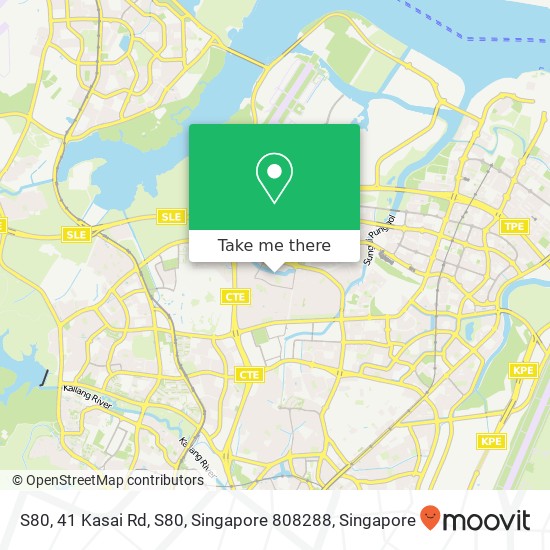 S80, 41 Kasai Rd, S80, Singapore 808288地图