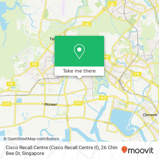 Cisco Recall Centre (Cisco Recall Centre II), 26 Chin Bee Dr map