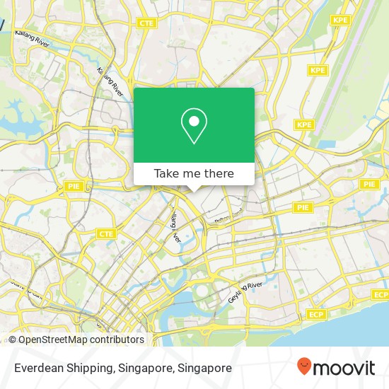 Everdean Shipping, Singapore map