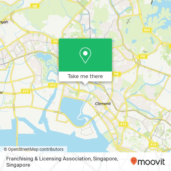 Franchising & Licensing Association, Singapore map