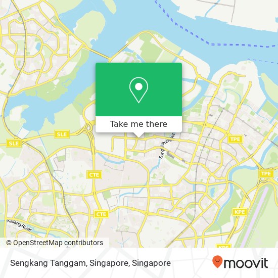 Sengkang Tanggam, Singapore map