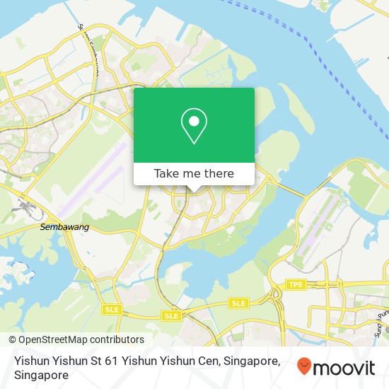 Yishun Yishun St 61 Yishun Yishun Cen, Singapore map