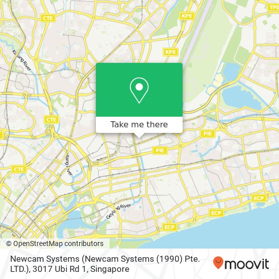 Newcam Systems (Newcam Systems (1990) Pte. LTD.), 3017 Ubi Rd 1地图