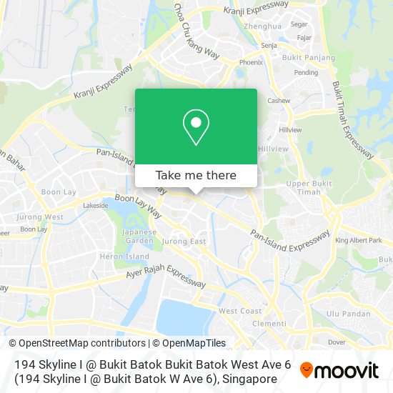 194 Skyline I @ Bukit Batok Bukit Batok West Ave 6 map