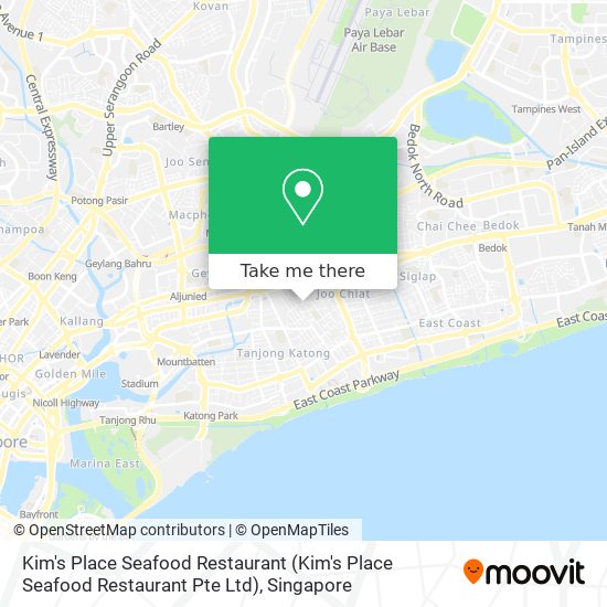 Kim's Place Seafood Restaurant (Kim's Place Seafood Restaurant Pte Ltd)地图