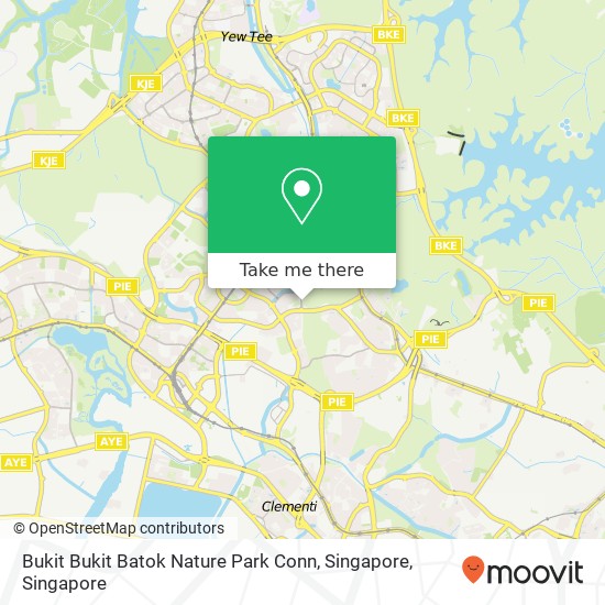 Bukit Bukit Batok Nature Park Conn, Singapore map