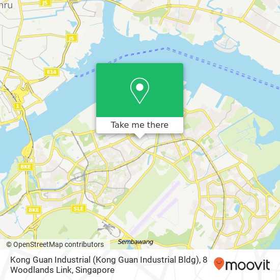 Kong Guan Industrial (Kong Guan Industrial Bldg), 8 Woodlands Link map