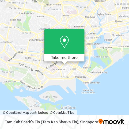 Tam Kah Shark's Fin (Tam Kah Sharks Fin) map