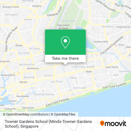 Towner Gardens School map