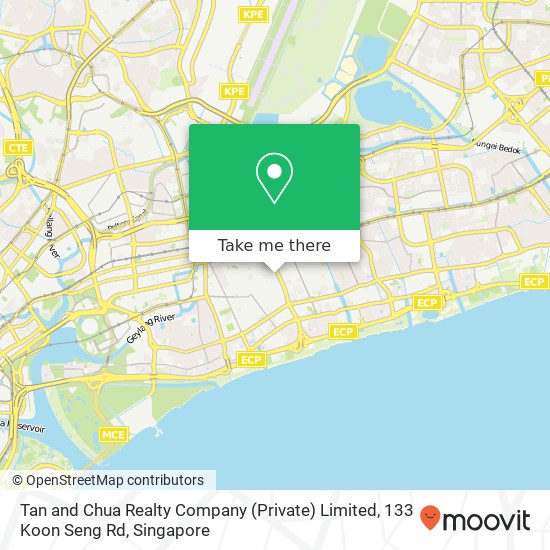 Tan and Chua Realty Company (Private) Limited, 133 Koon Seng Rd map