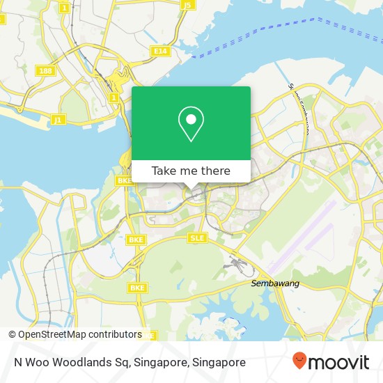 N Woo Woodlands Sq, Singapore map
