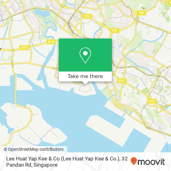 Lee Huat Yap Kee & Co (Lee Huat Yap Kee & Co.), 32 Pandan Rd map