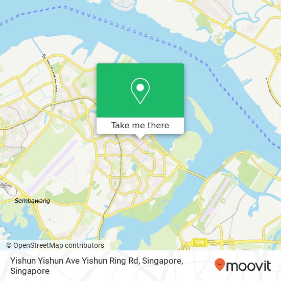 Yishun Yishun Ave Yishun Ring Rd, Singapore map