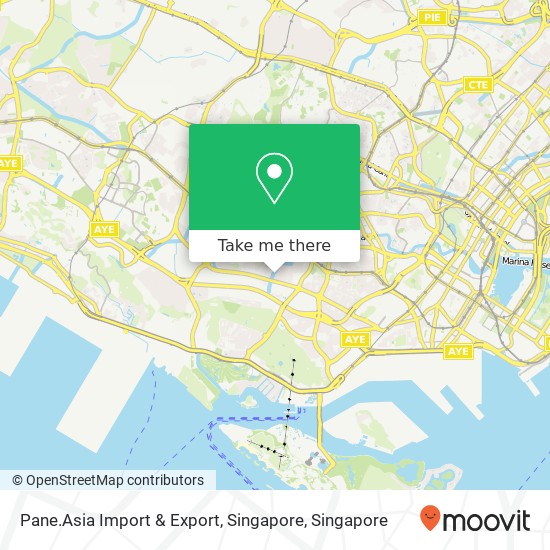 Pane.Asia Import & Export, Singapore地图